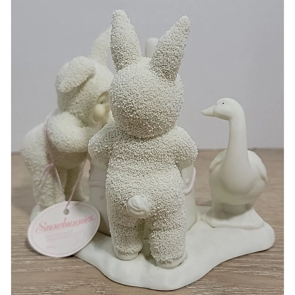 Dept 56 Snowbunnies Wishing You A Happy‎ Easter Wishing Well 1995